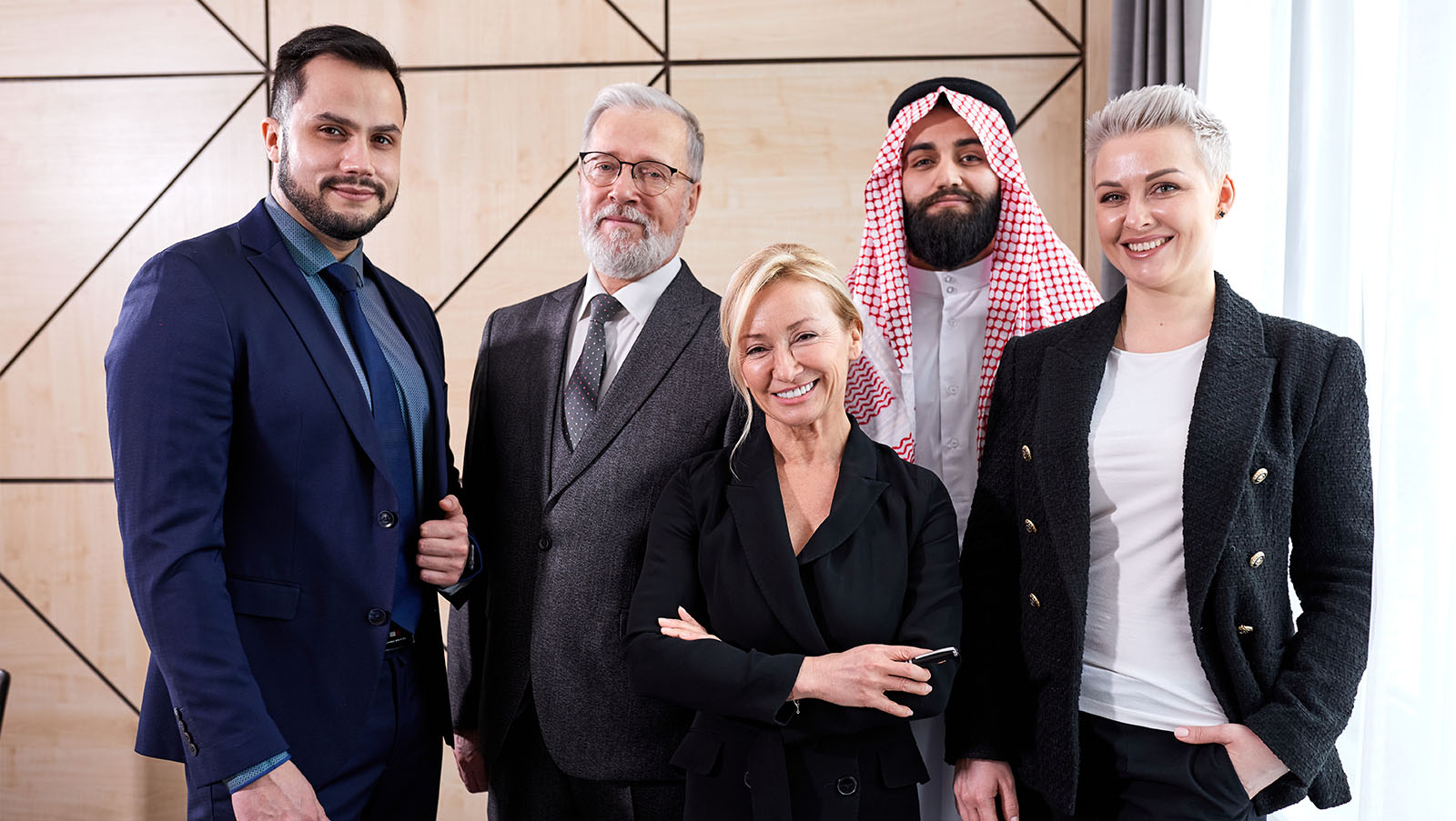 Investors and Arab professionals attending a business conference