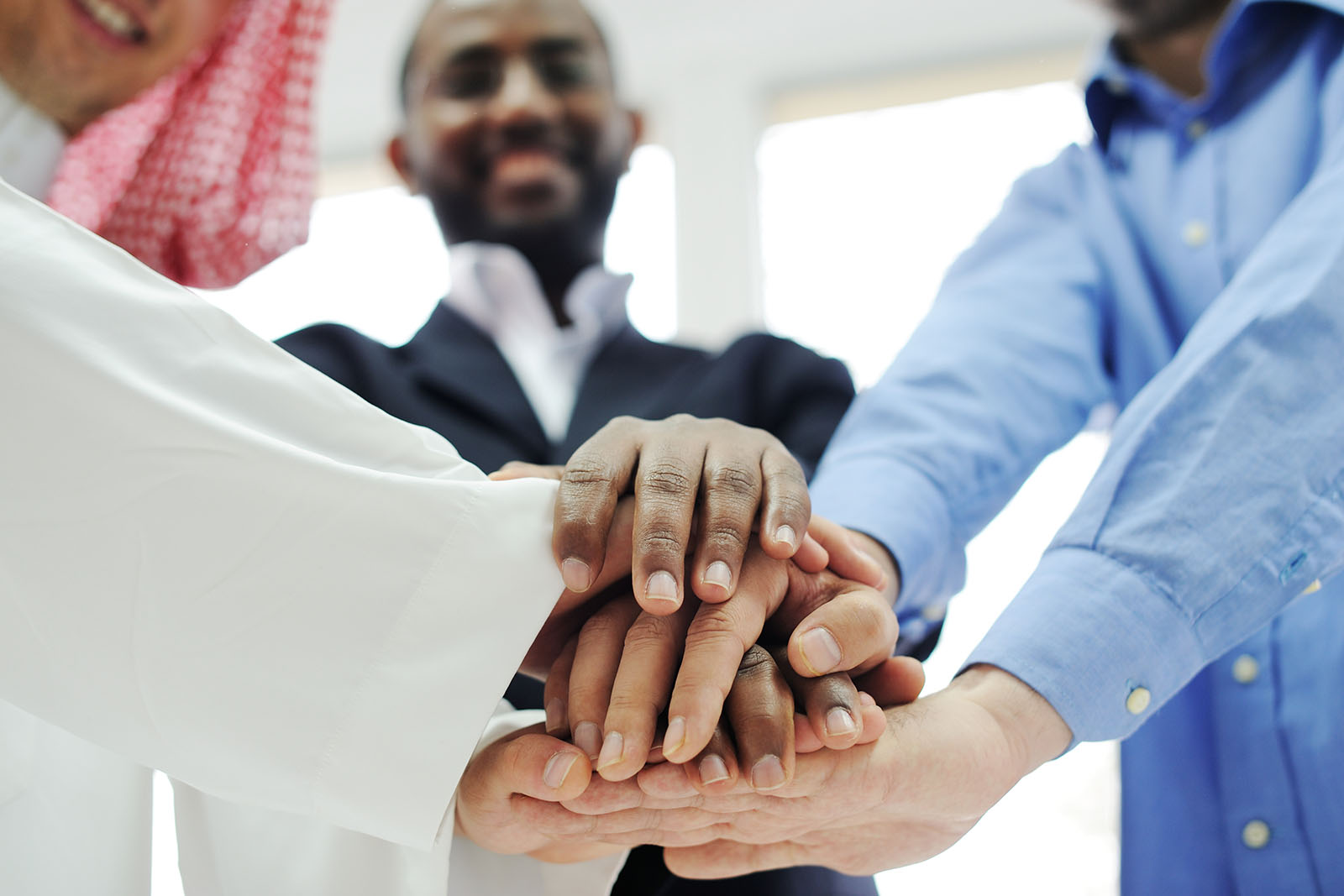 Business professionals in a strategic executive meeting